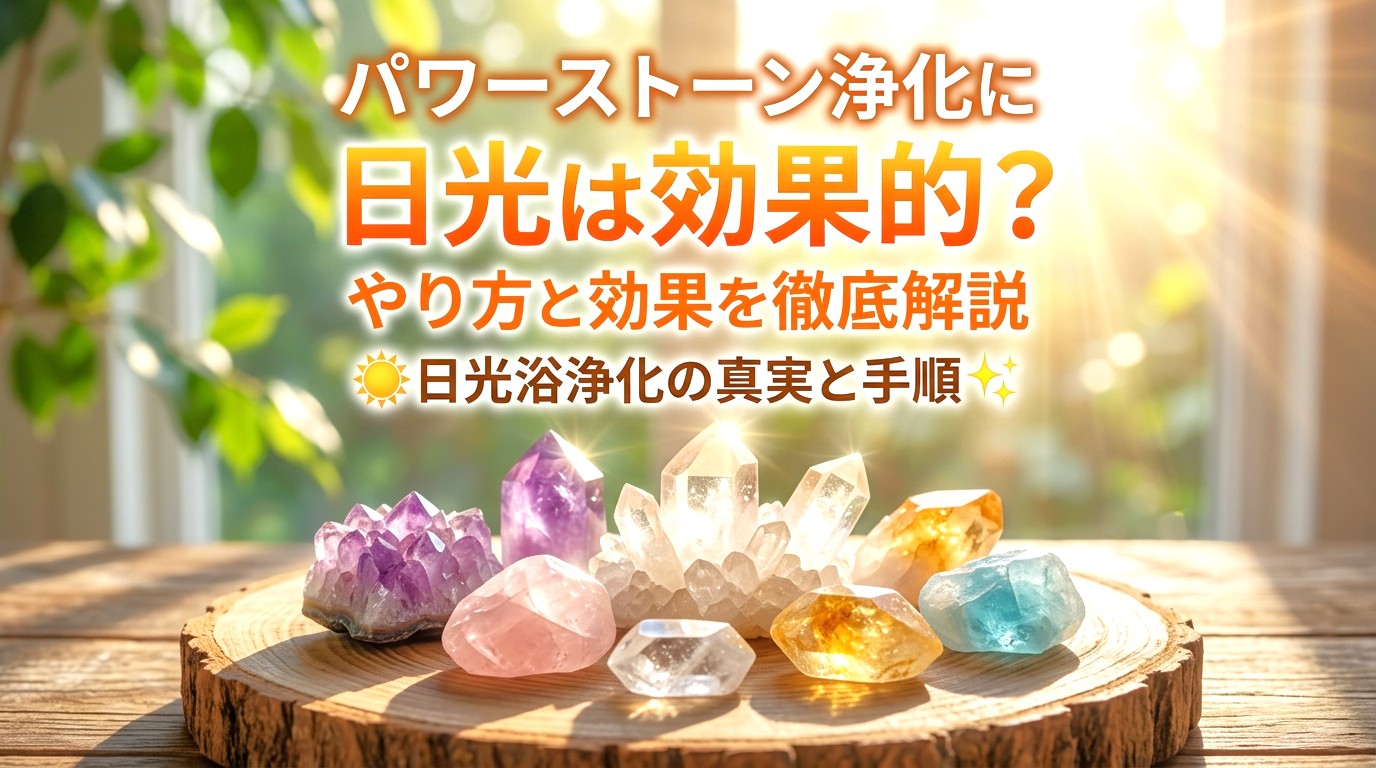 パワーストーン浄化に日光は効果的？やり方と効果を徹底解説 ミステリーキャットカフェ