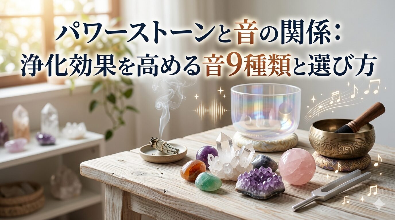 パワーストーンと音の関係：浄化効果を高める音9種類と選び方 ミステリーキャットカフェ