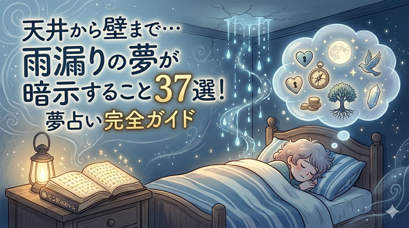 天井から壁まで…雨漏りの夢が暗示すること37選！夢占い完全ガイド ミステリーキャットカフェ