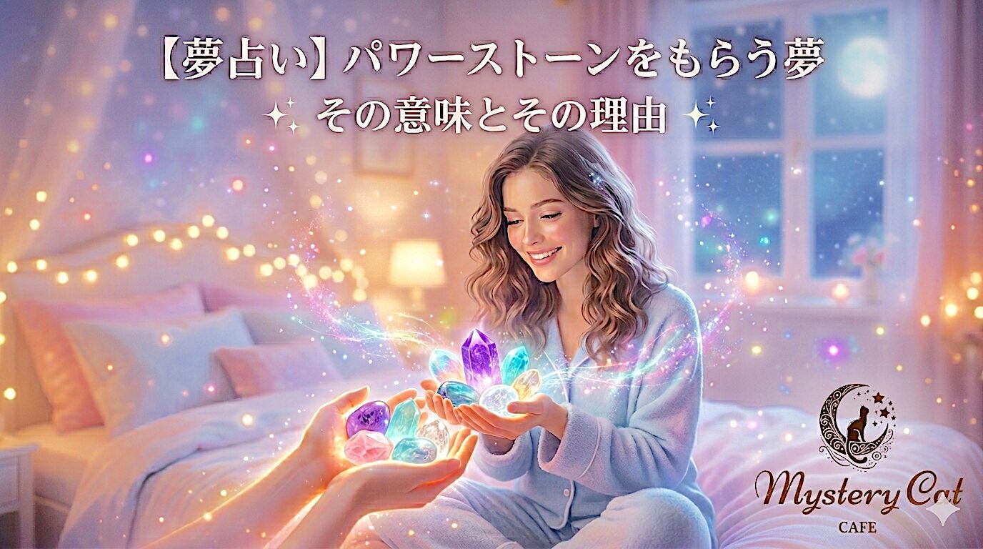 【夢占い】パワーストーンをもらう夢の意味とその理由 ミステリーキャットカフェ