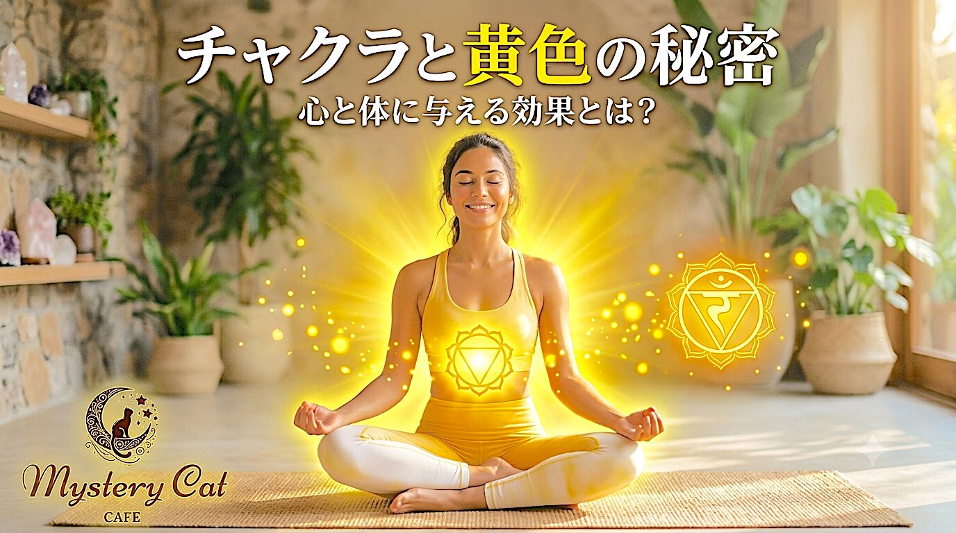 チャクラと黄色の秘密：心と体に与える効果とは？ ミステリーキャットカフェ