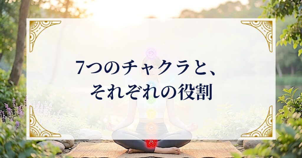 7つのチャクラと、それぞれの役割 ミステリーキャットカフェ