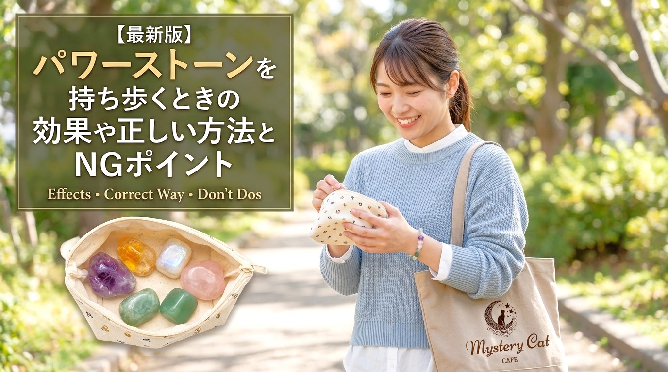 【最新版】パワーストーンを持ち歩くときの効果や正しい方法とNGポイント ミステリーキャットカフェ