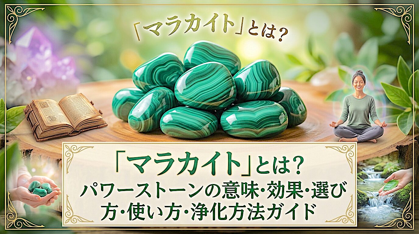 「マラカイト」とは？パワーストーンの意味・効果・選び方・使い方・浄化方法ガイド ミステリーキャットカフェ