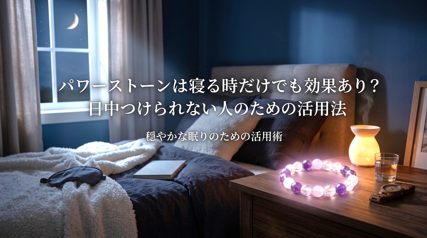 パワーストーンは寝る時だけでも効果あり？日中つけられない人のための活用法 ミステリーキャットカフェ