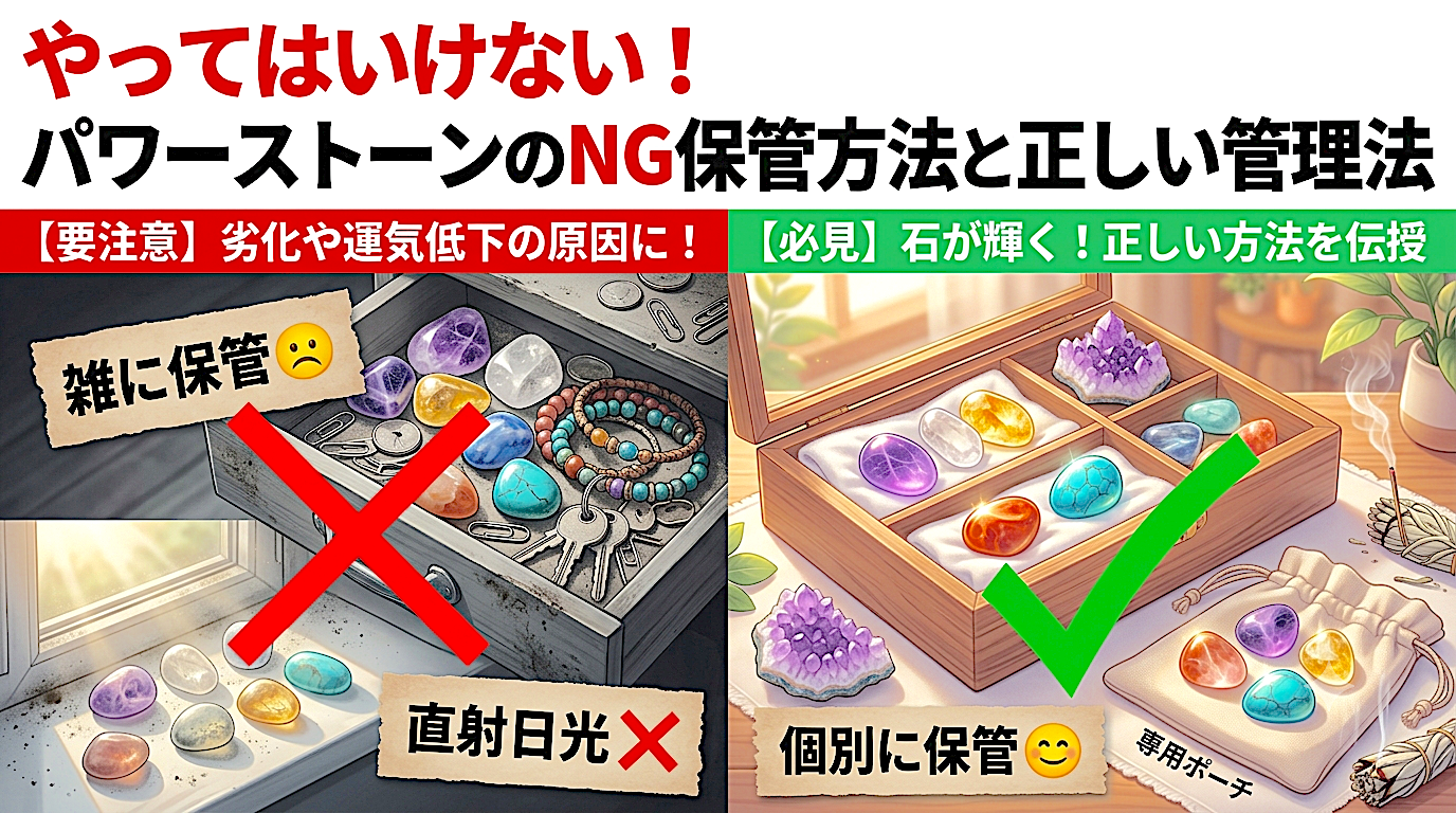 やってはいけない！パワーストーンのNG保管方法と正しい管理法 ミステリーキャットカフェ