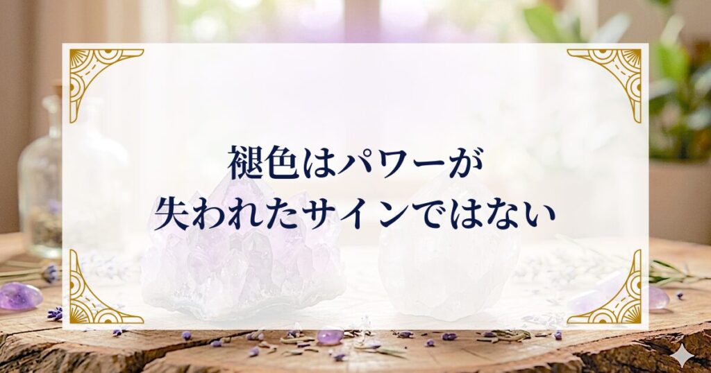 褪色はパワーが失われたサインではない ミステリーキャットカフェ