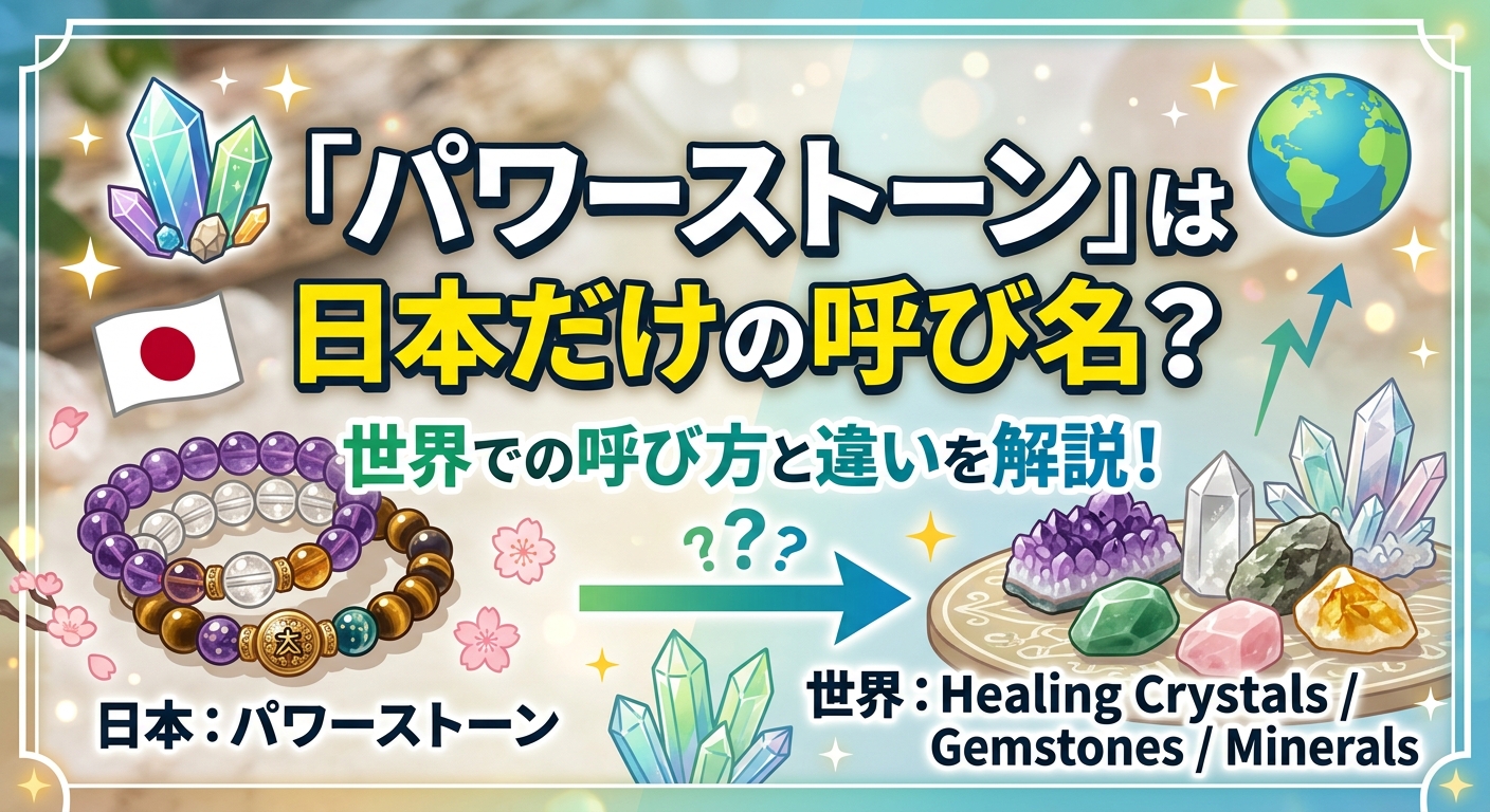 パワーストーンは日本だけの呼び名？世界での呼び方と違いを解説 ミステリーキャットカフェ