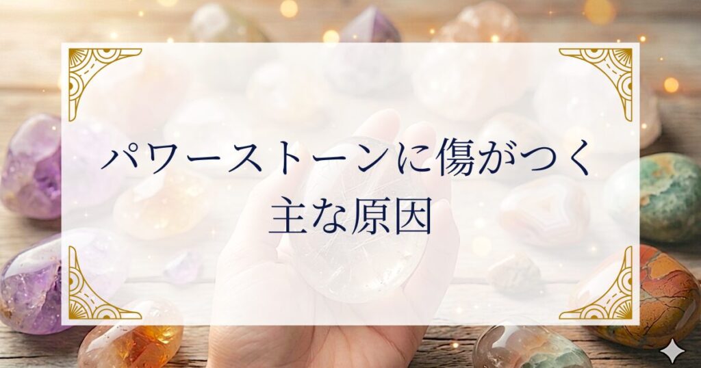 パワーストーンに傷がつく主な原因 ミステリーキャットカフェ