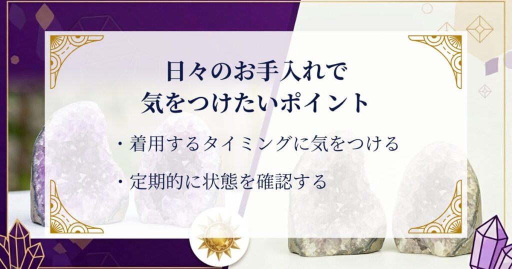 日々のお手入れで気をつけたいポイント ミステリーキャットカフェ