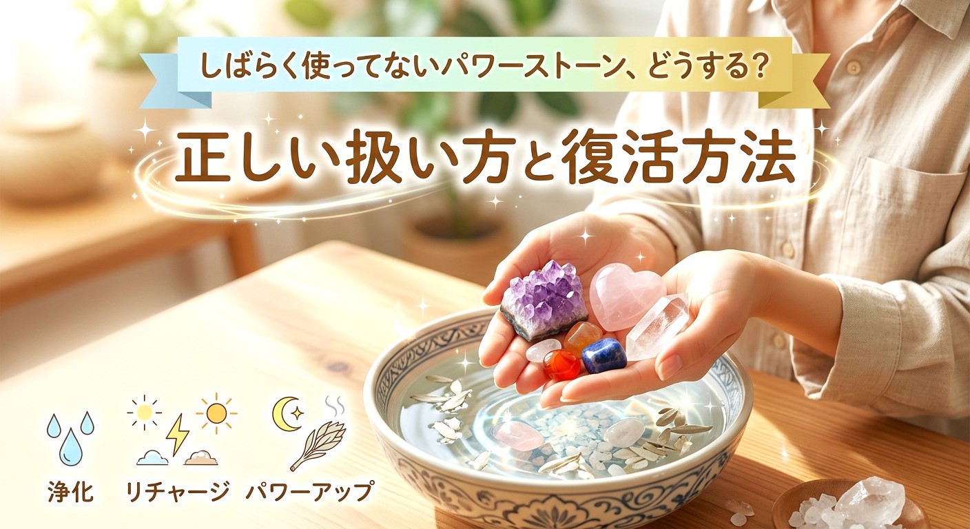 しばらく使ってないパワーストーン、どうする？正しい扱い方と復活方法 ミステリーキャットカフェ