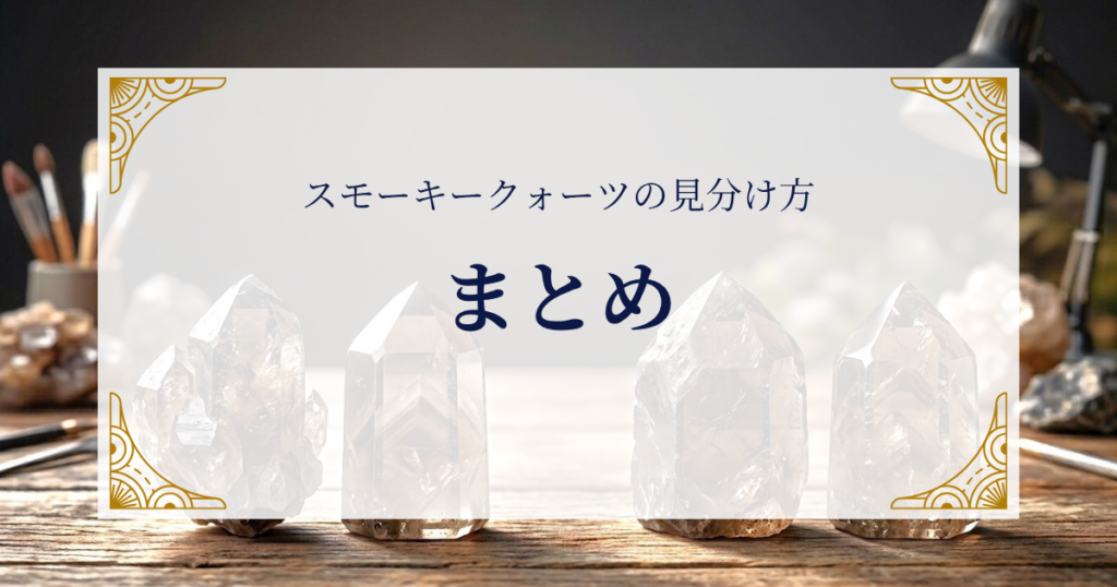スモーキークォーツの天然石と人口石の見分け方まとめ ミステリーキャットカフェ