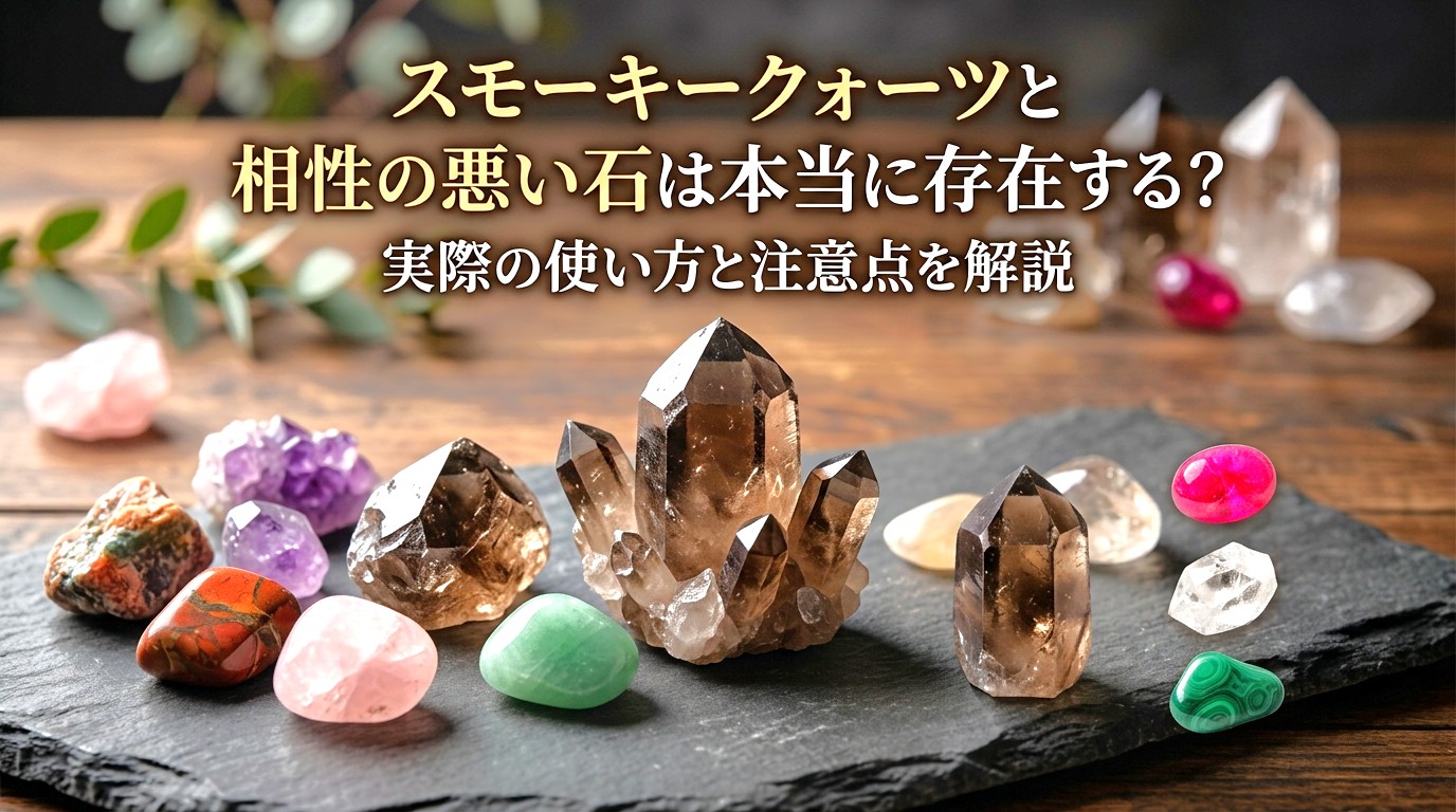 スモーキークォーツと相性の悪い石は本当に存在する？実際の使い方と注意点を解説 ミステリーキャットカフェ