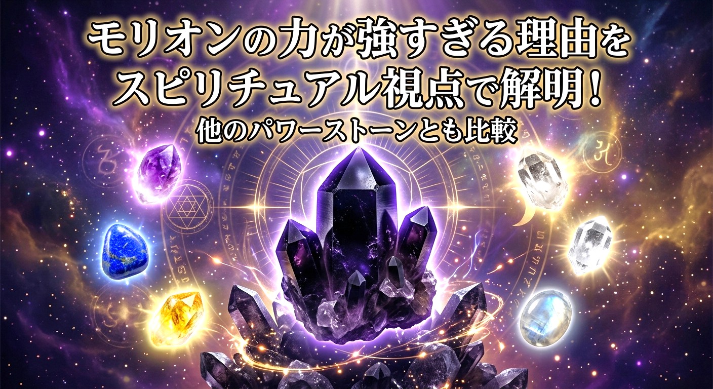 モリオンの力が強すぎる理由をスピリチュアル視点で解明！他のパワーストーン ミステリーキャットカフェとも比較