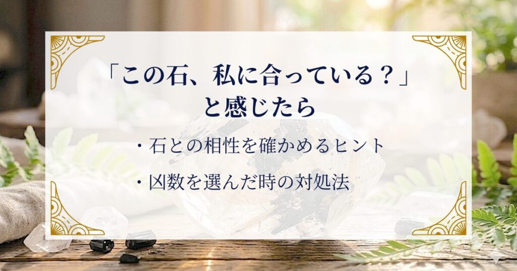「この石、私に合っている？」と感じたら ミステリーキャットカフェ