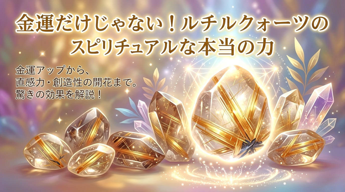 金運だけじゃない！ルチルクォーツのスピリチュアルな本当の力 ミステリーキャットカフェ