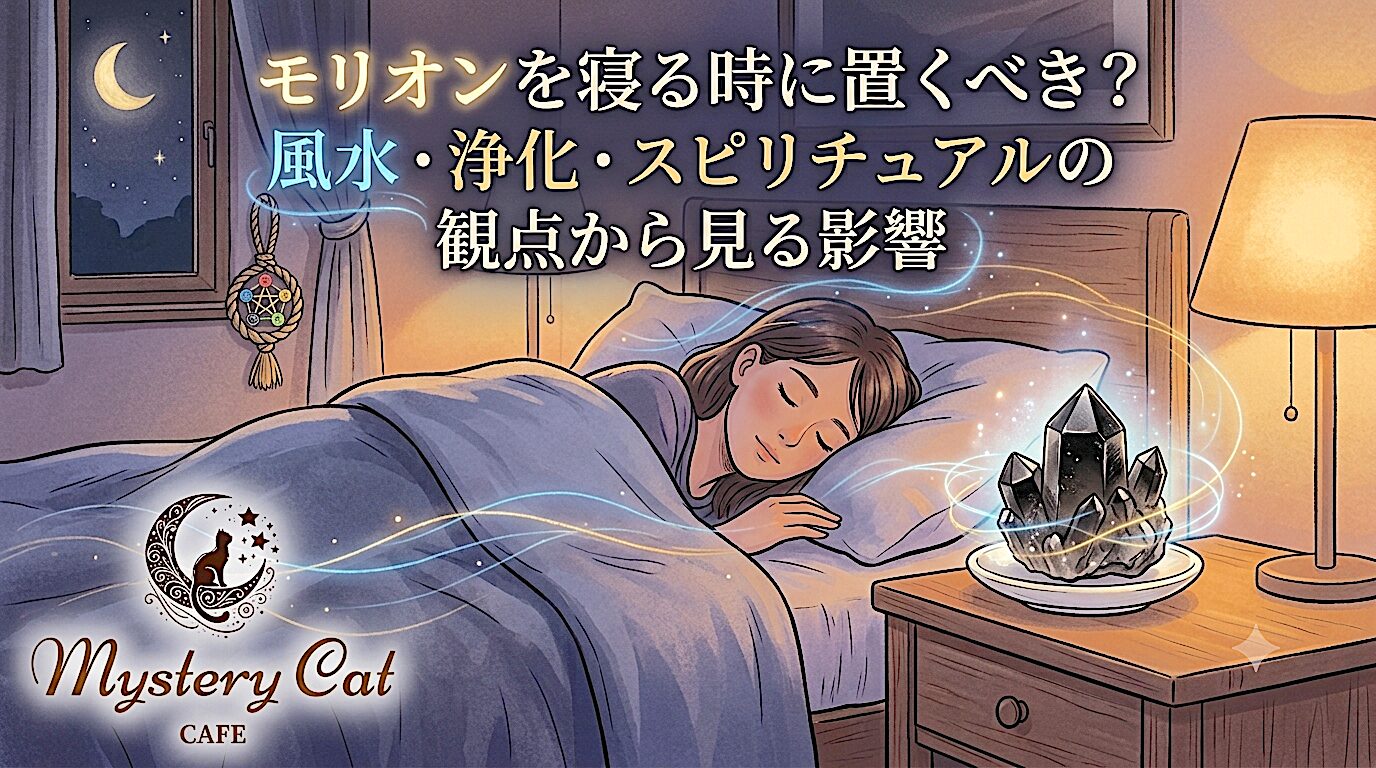 モリオンを寝る時に置くべき？風水・浄化・スピリチュアルの観点から見る影響 ミステリーキャットカフェ