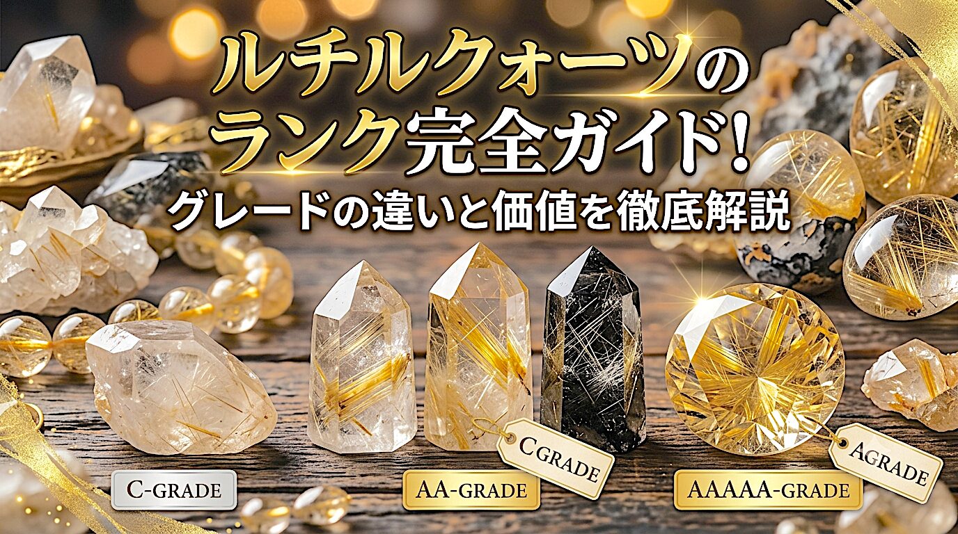 ルチルクォーツのランク完全ガイド！グレードの違いと価値を徹底解説 ミステリーキャットカフェ