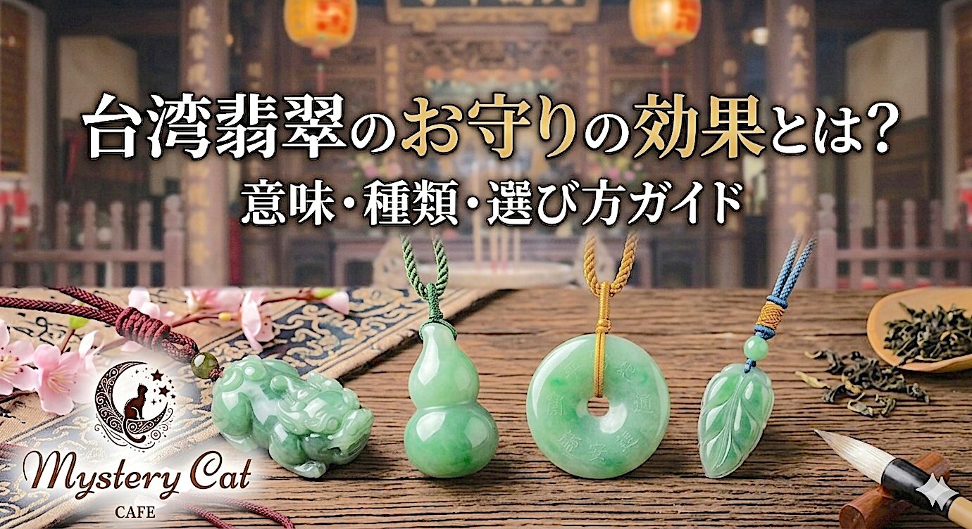 台湾翡翠のお守りの効果とは？意味・種類・選び方ガイド ミステリーキャットカフェ