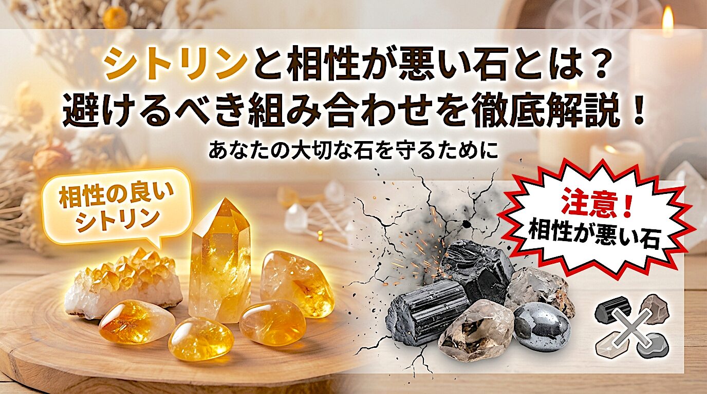 シトリンと相性が悪い石とは？避けるべき組み合わせを徹底解説！ ミステリーキャットカフェ