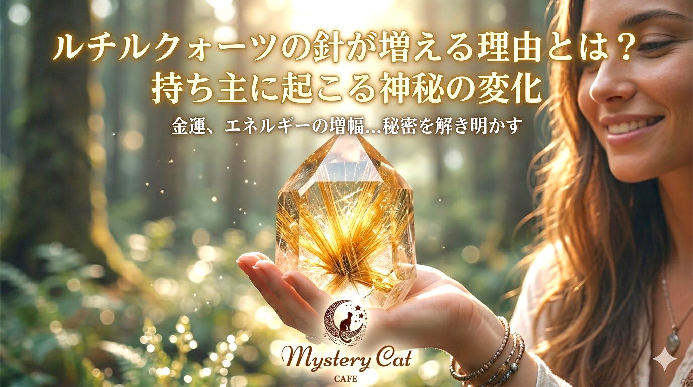 ルチルクォーツの針が増える理由とは？持ち主に起こる神秘の変化 ミステリーキャットカフェ