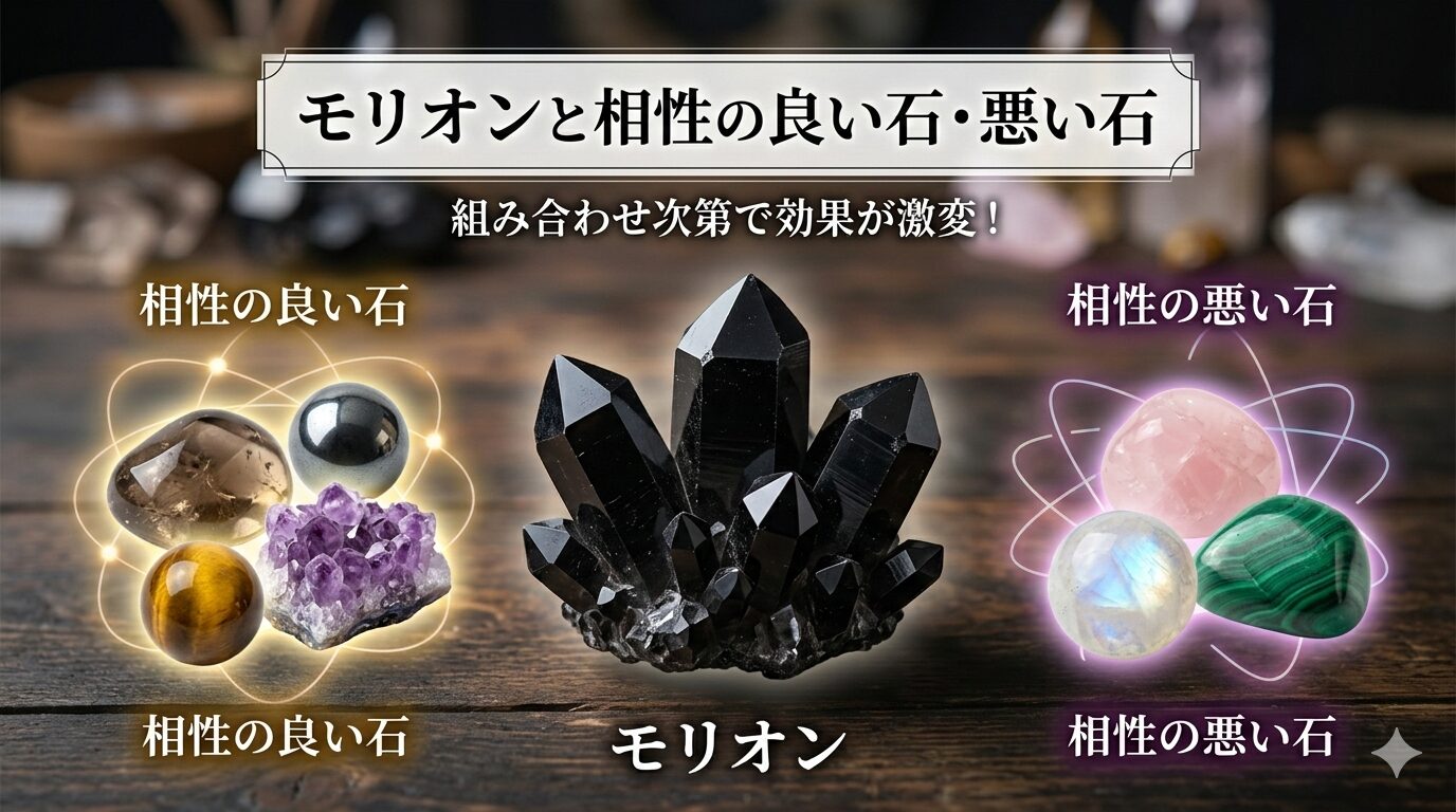 モリオンと相性の良い石・悪い石とは？組み合わせ次第で効果が激変！ ミステリーキャットカフェ