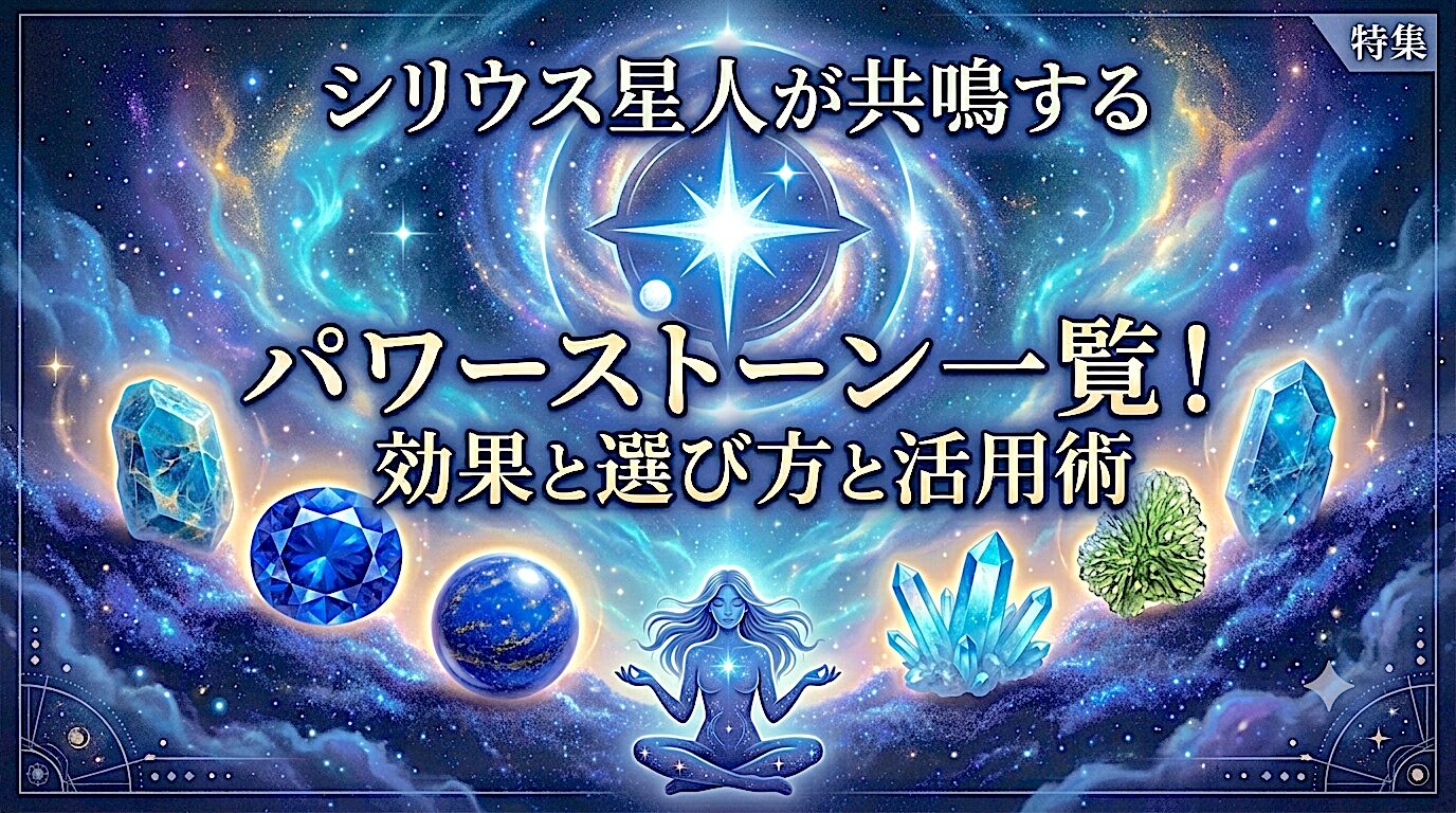 シリウス星人が共鳴するパワーストーン一覧！効果と選び方と活用術 ミステリーキャットカフェ