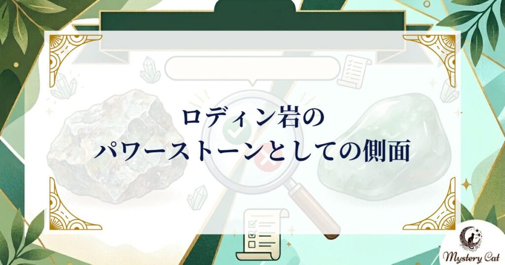 ロディン岩のパワーストーンとしての側面 ミステリーキャットカフェ