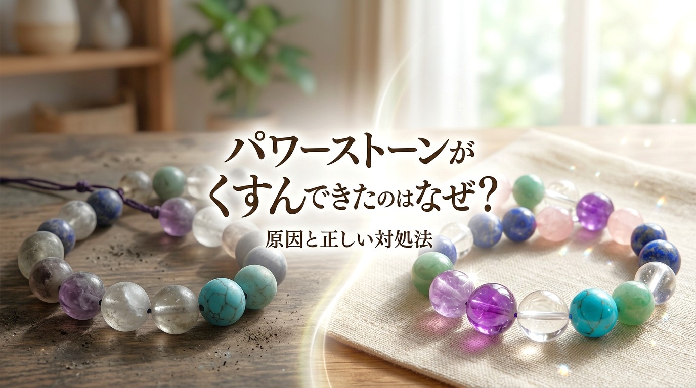 パワーストーンがくすんできたのはなぜ？原因と正しい対処法 ミステリーキャットカフェ