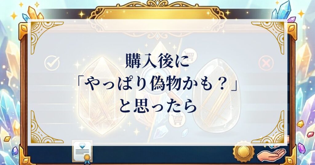 購入後に「やっぱり偽物かも？」と思ったら ミステリーキャットカフェ