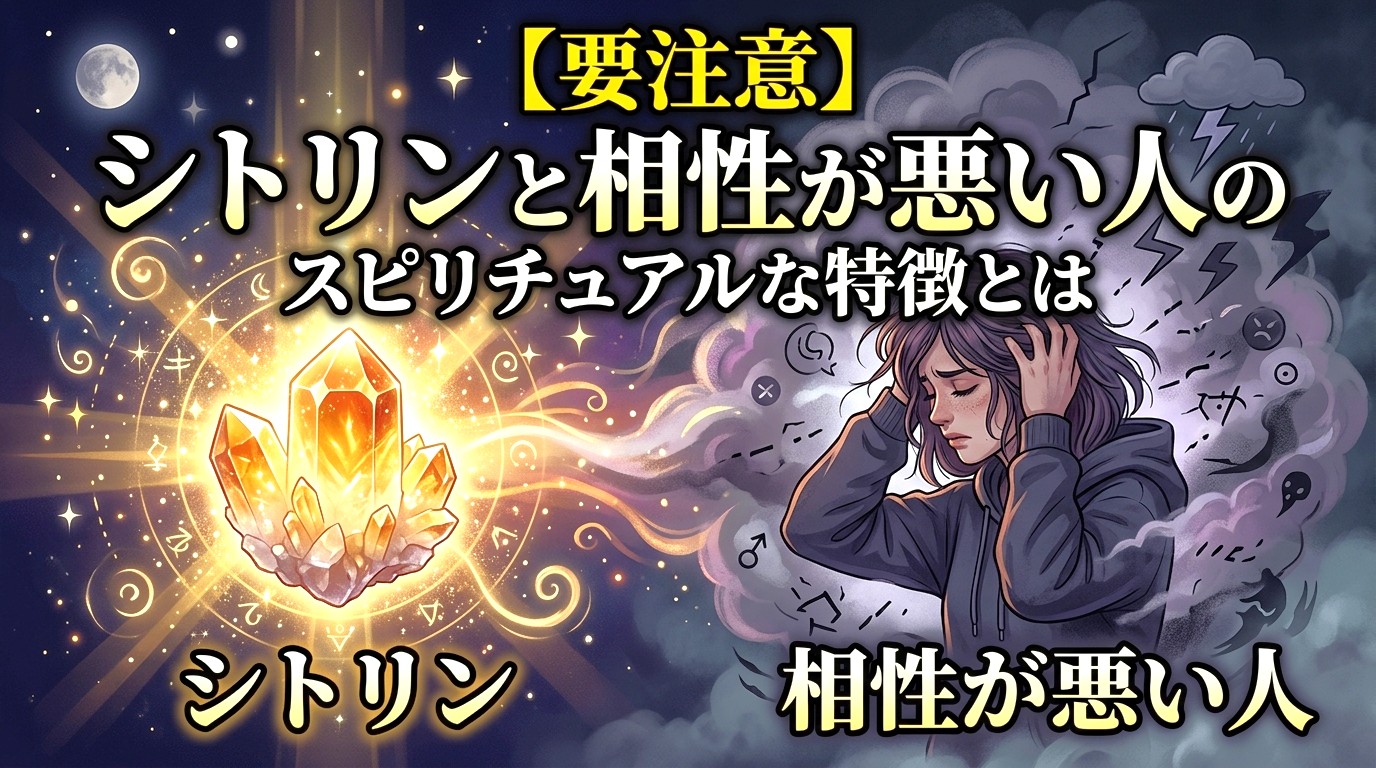 【要注意】シトリンと相性が悪い人のスピリチュアルな特徴とは ミステリーキャットカフェ