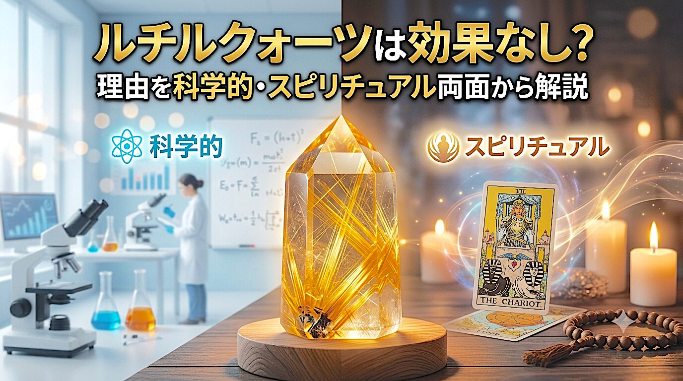ルチルクォーツは効果なし？理由を科学的・スピリチュアル両面から解説 ミステリーキャットカフェ