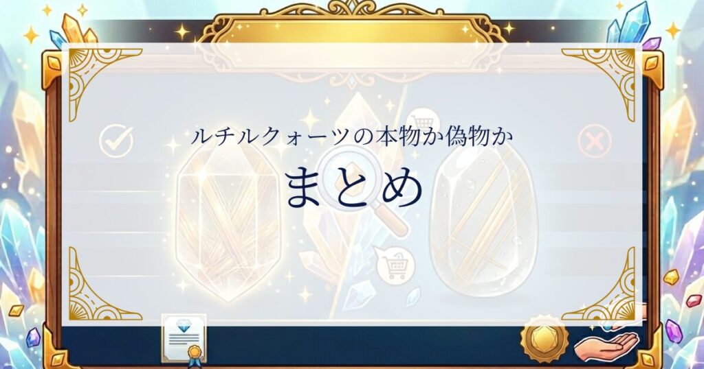 ルチルクォーツが本物か偽物か ミステリーキャットカフェ