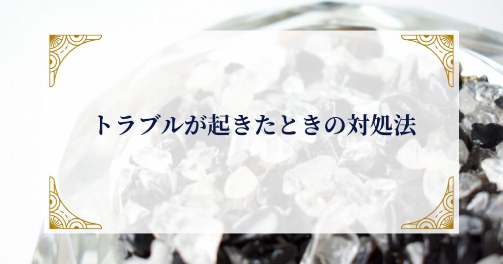 トラブルが起きたときの対処法 ミステリーキャットカフェ