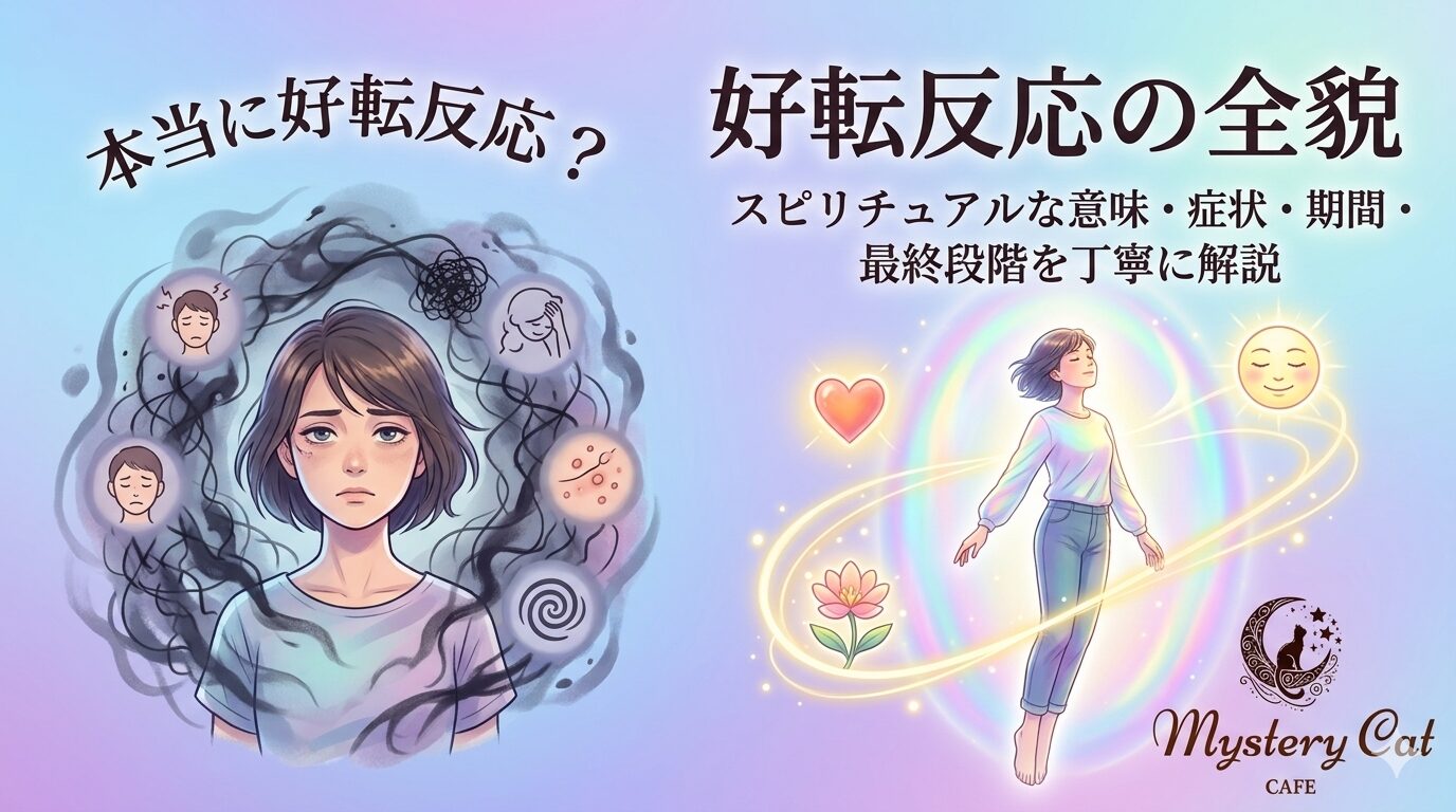 本当に好転反応？スピリチュアルな意味・症状・期間・最終段階を猫ママが丁寧に解説 ミステリーキャットカフェ