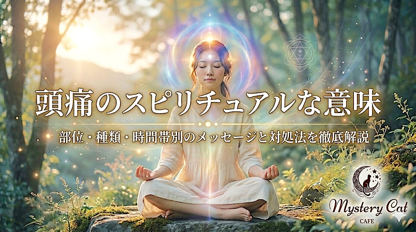頭痛のスピリチュアルな意味｜部位・種類・時間帯別のメッセージと対処法を徹底解説 ミステリーキャットカフェ