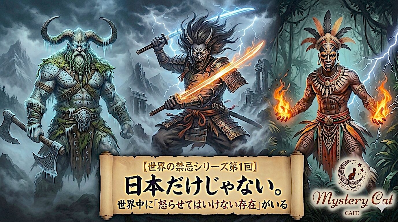 【世界の禁忌シリーズ第1回】日本だけじゃない。世界中に「怒らせてはいけない存在」がいる ミステリーキャットカフェ