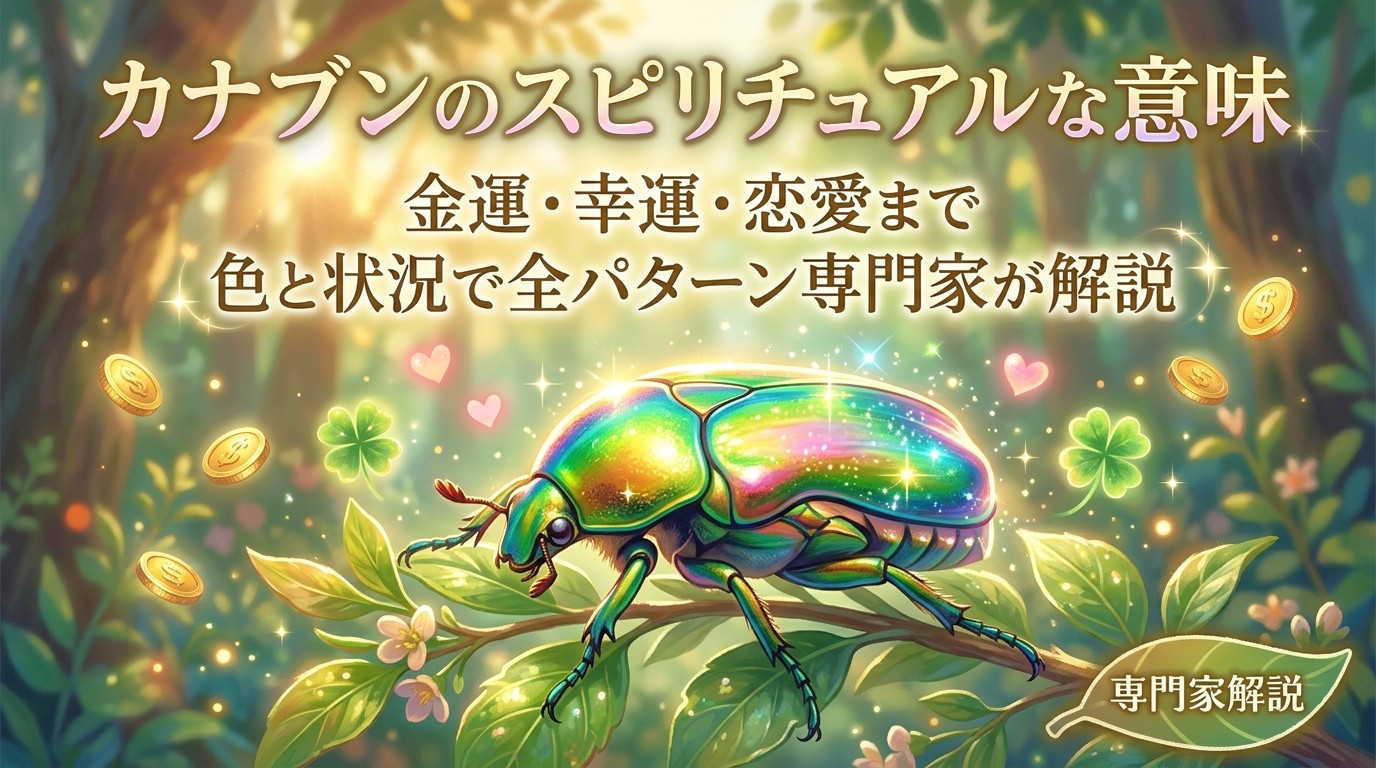 カナブンのスピリチュアルな意味｜金運・幸運・恋愛まで色と状況で全パターン専門家が解説 ミステリーキャットカフェ